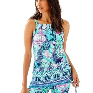 Lilly Pulitzer Adley Tank Top in Looking Sharp - XS